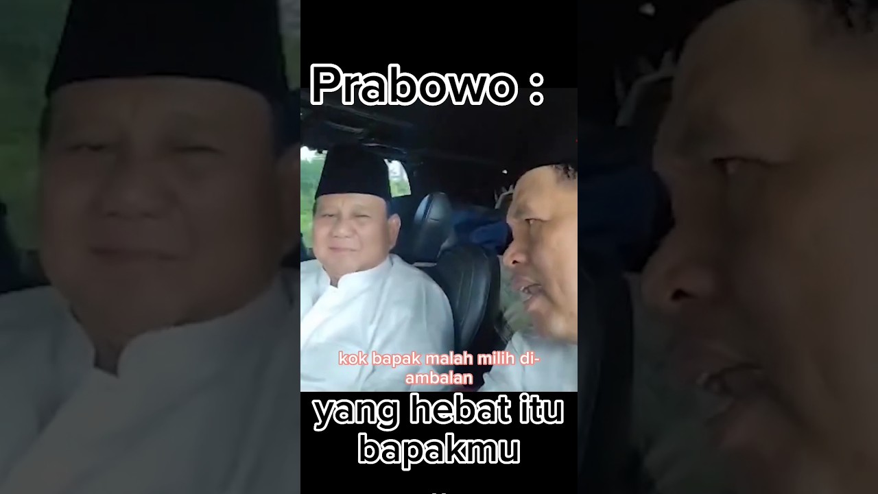 Prabowo kepada kang Dedi Mulyadi: yang hebat bapakmu  #kangdedimulyadi #dedimulyadi #kdm