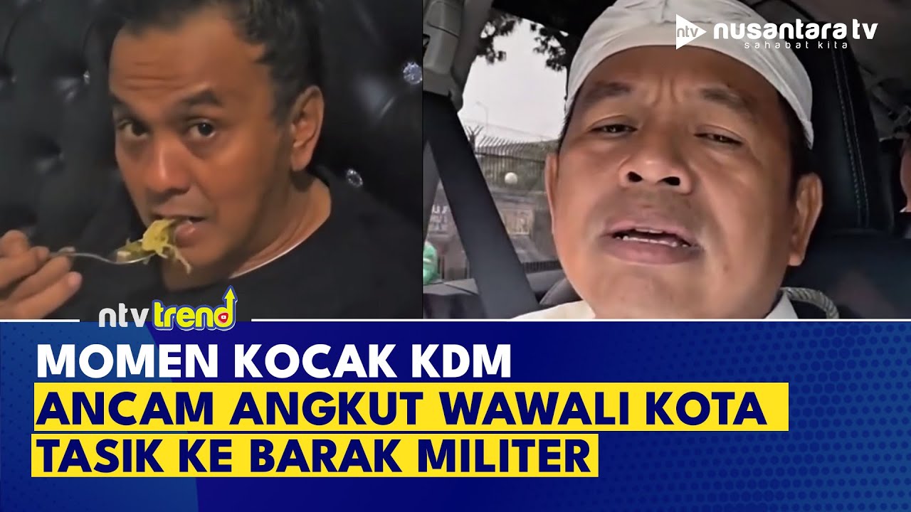 Momen Kocak KDM Mau Angkut Wawali Kota Tasik ke Barak Militer: Diatur Makan & Olahraganya!