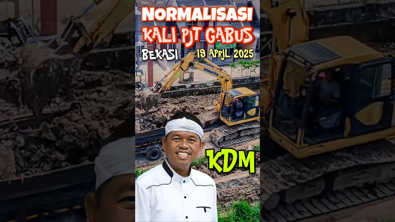 Update Normalisasi Kali PJT Gabus Bekasi Dedi Mulyadi #dedimulyadi #kdm #kdmchannel #lemburpakuan