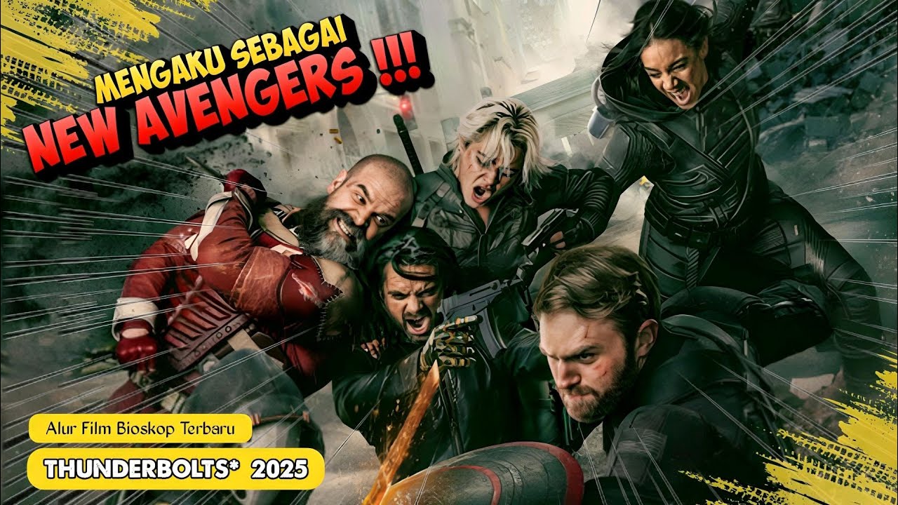 Awal Mula Terbentuknya NEW AVENGERS‼️Alur Cerita Film Bioskop terbaru THUNDERBOLTS* 2025 |🔥